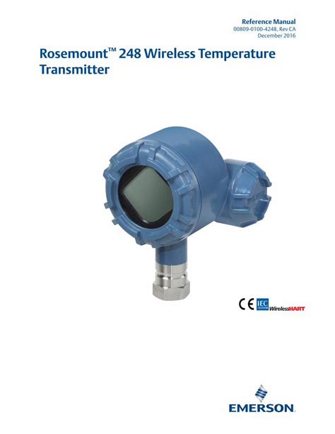 rosemount wireless temperature transmitter manual pdf manual